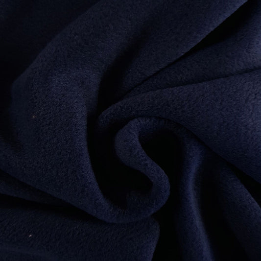 Navy Blue Fleece Fabric to buy online by the metre