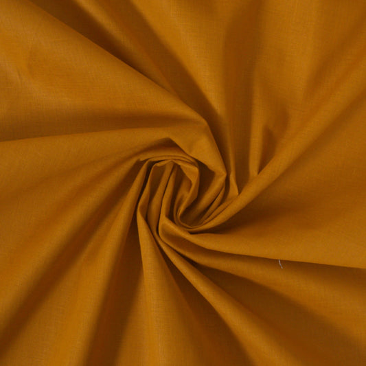 Mustard yellow voile fabric for lining or draping