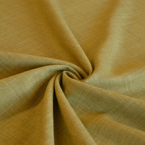 Olive Green Linen Look Polyester Furnishing Fabric for curtains