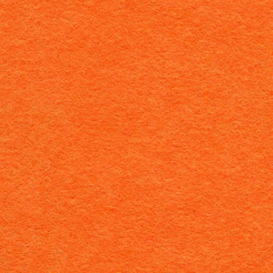 Orange wool viscose felt fabric to buy online