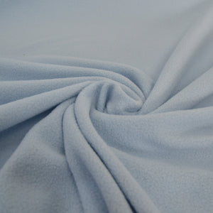 Pale Blue Fleece Fabric to buy online by the metre