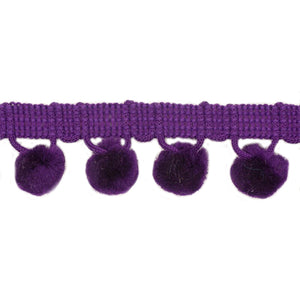 Purple pom pom trim to buy online