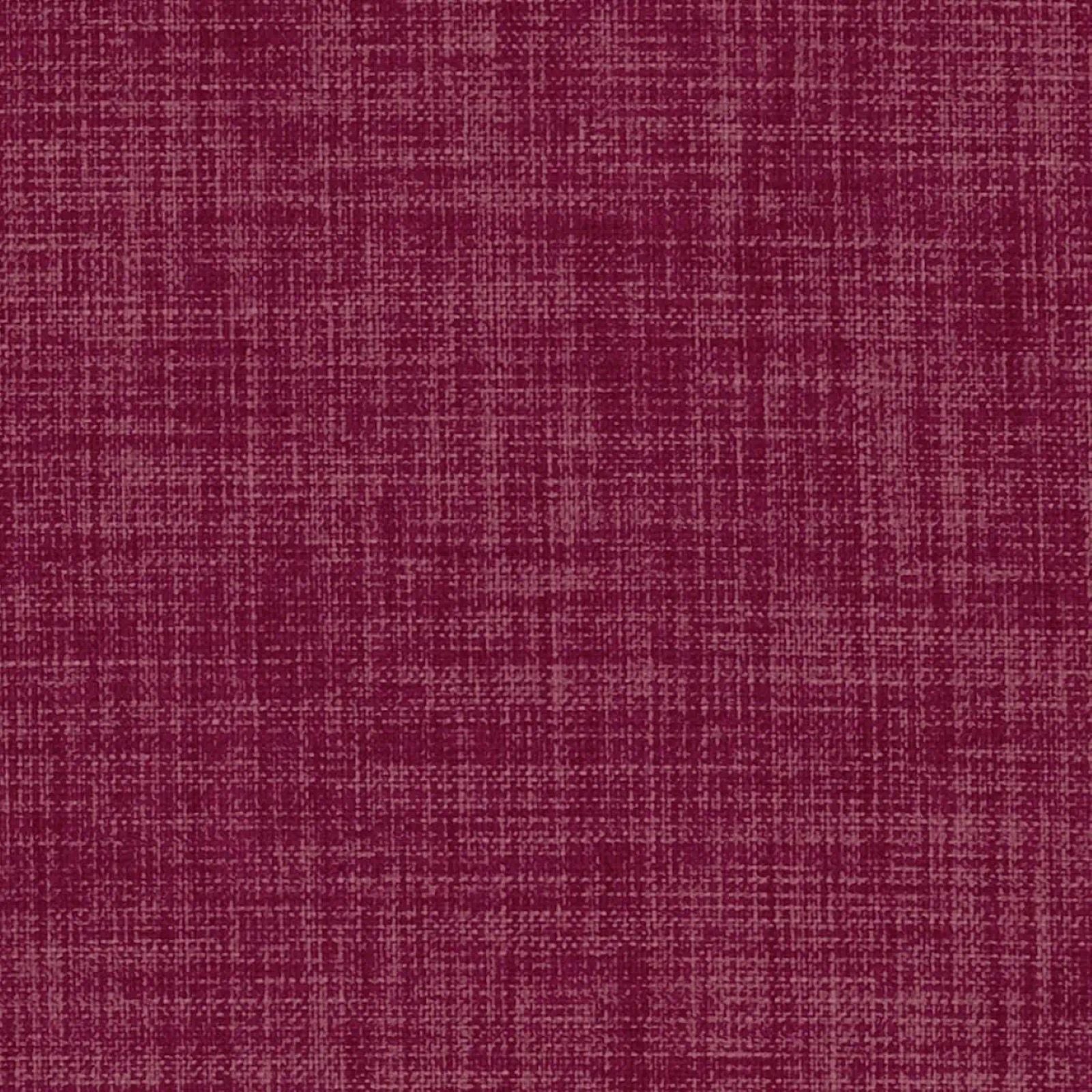 Raspberry Pink Linen Look Polyester Furnishing Fabric