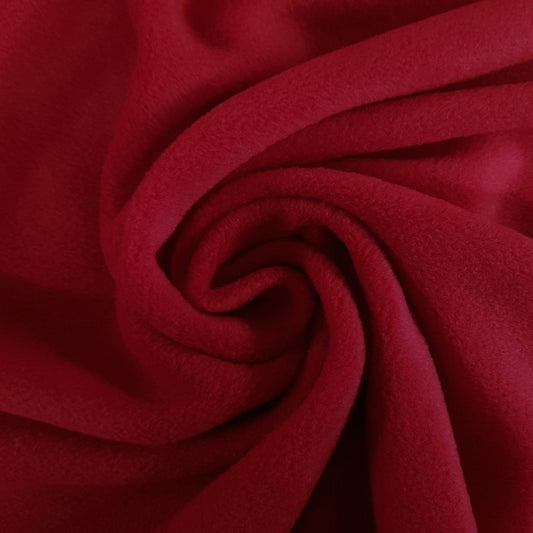 Red Fleece Fabric to buy online by the metre
