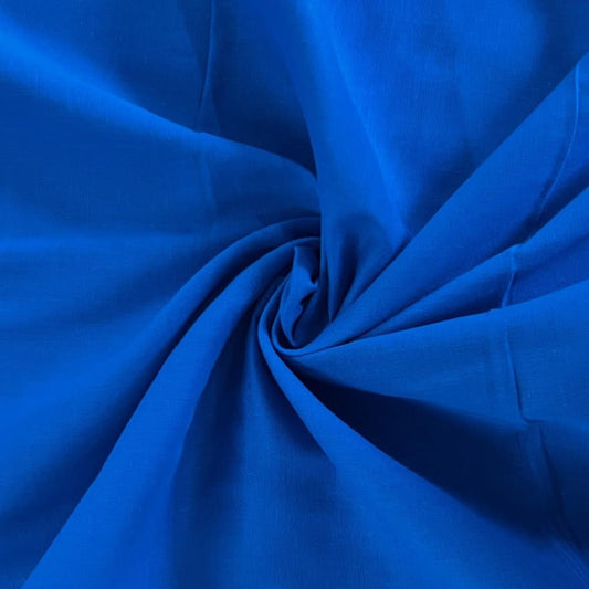 Royal Blue Voile fabric for lining or draping