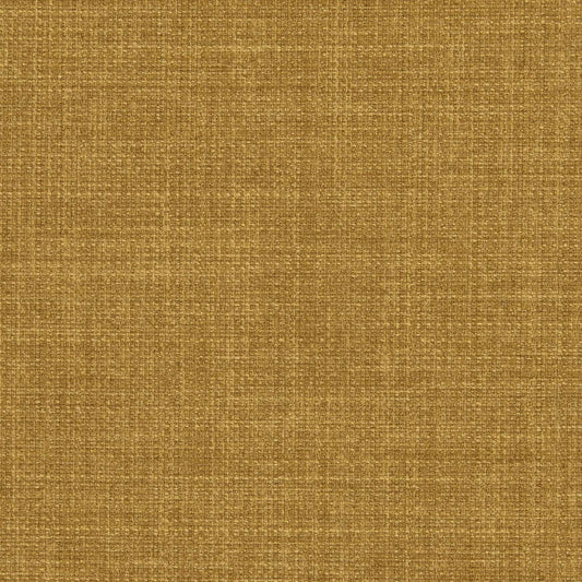 Saffron Yelow Linen Look Polyester Furnishing Fabric