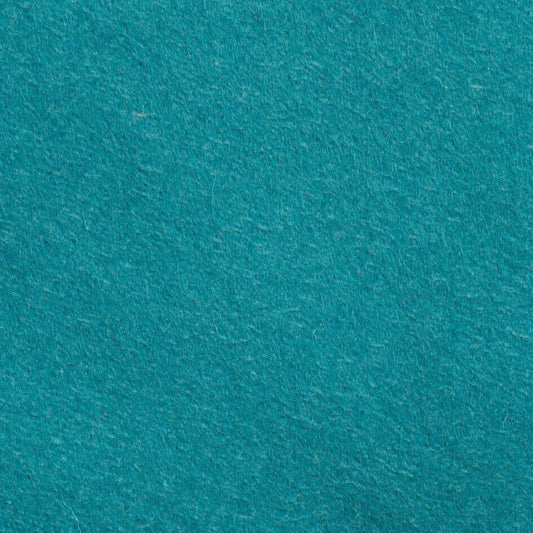 Teal colour  wool viscose felt fabric to buy online