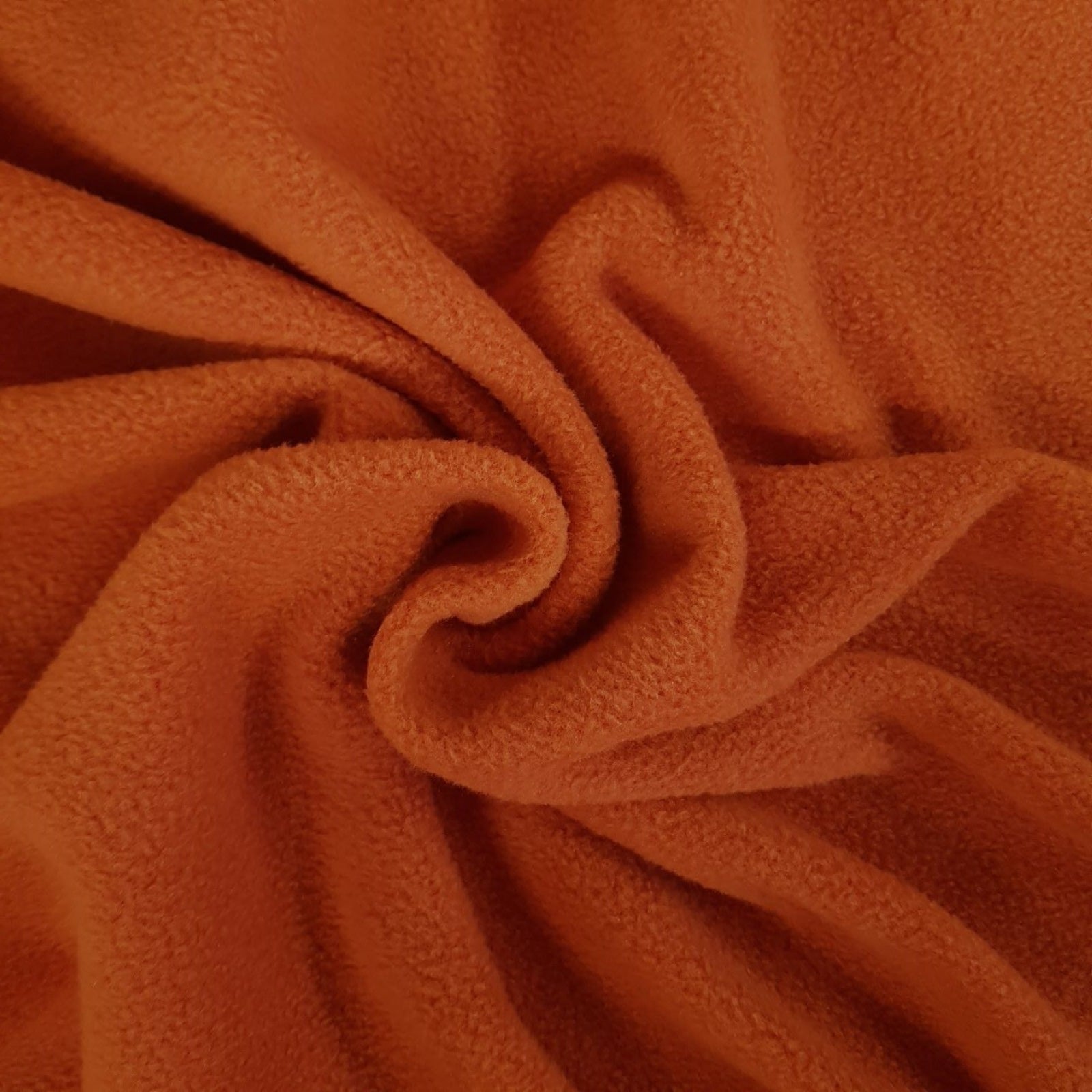 Terracotta Fleece Fabric to buy online by the metre