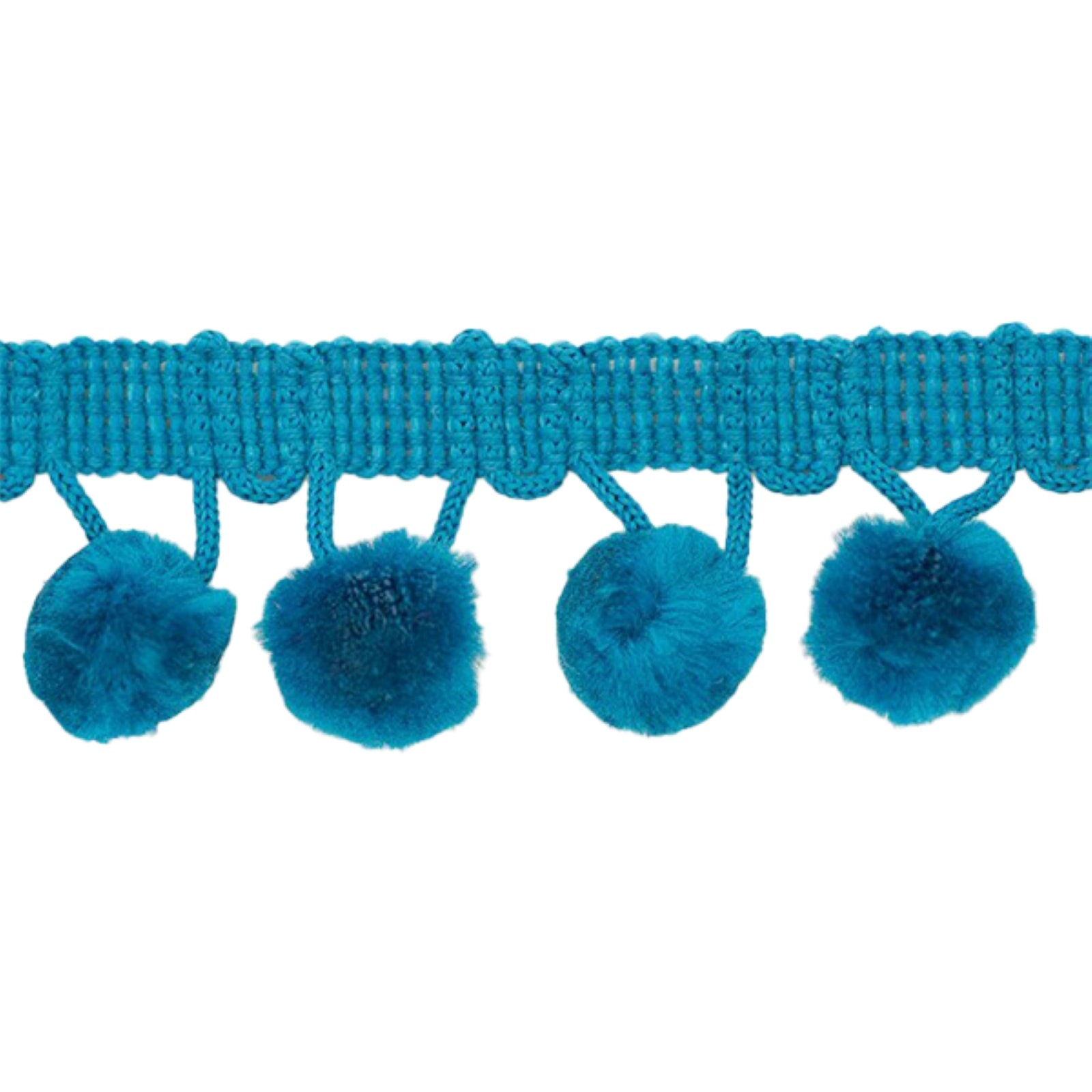 Turquoise pom pom trim to buy online