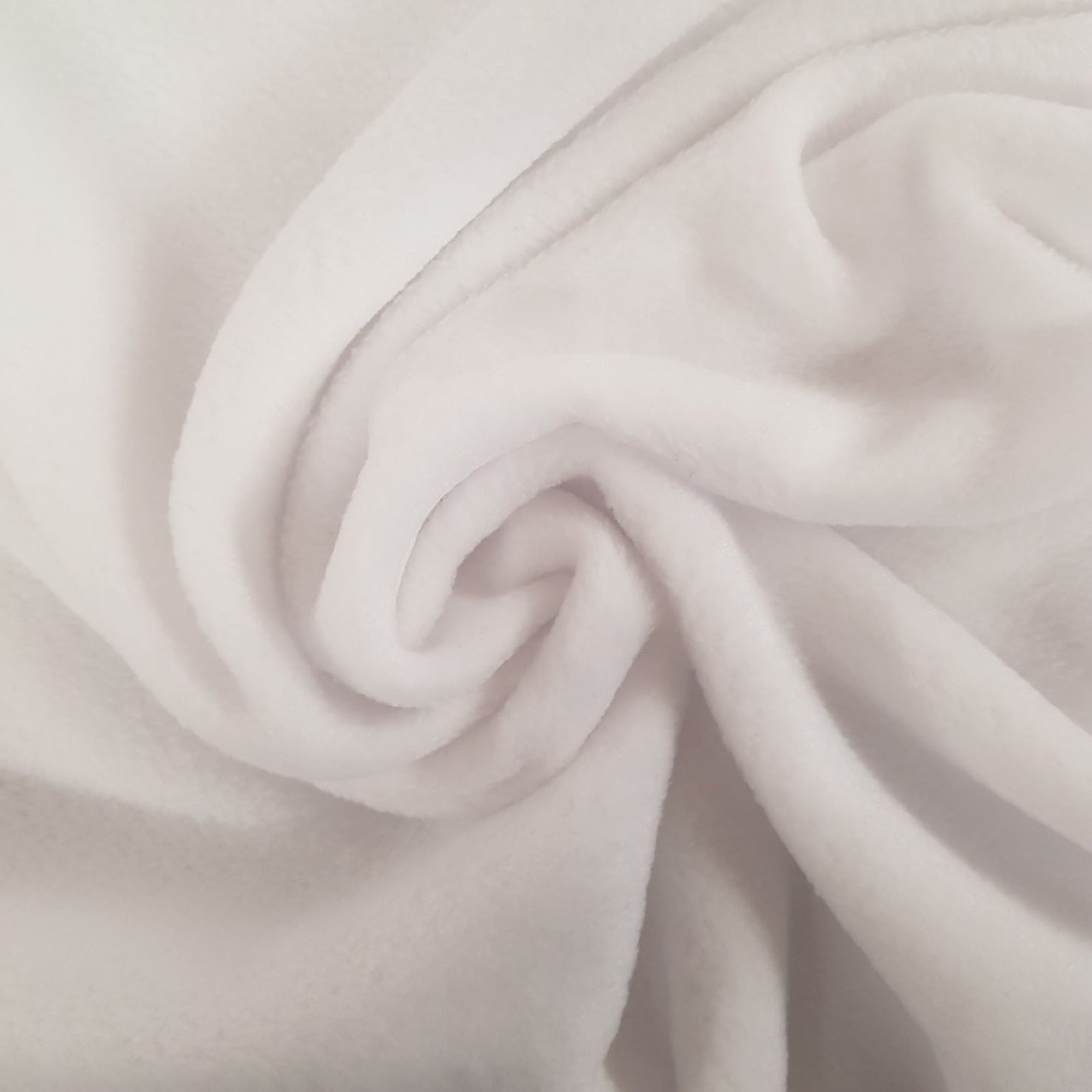 White Fleece Fabric to buy online by the metre