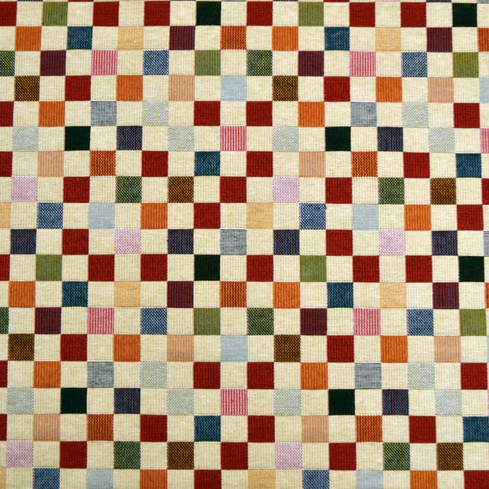 Woven Squares Tapestry Furnishing Fabric