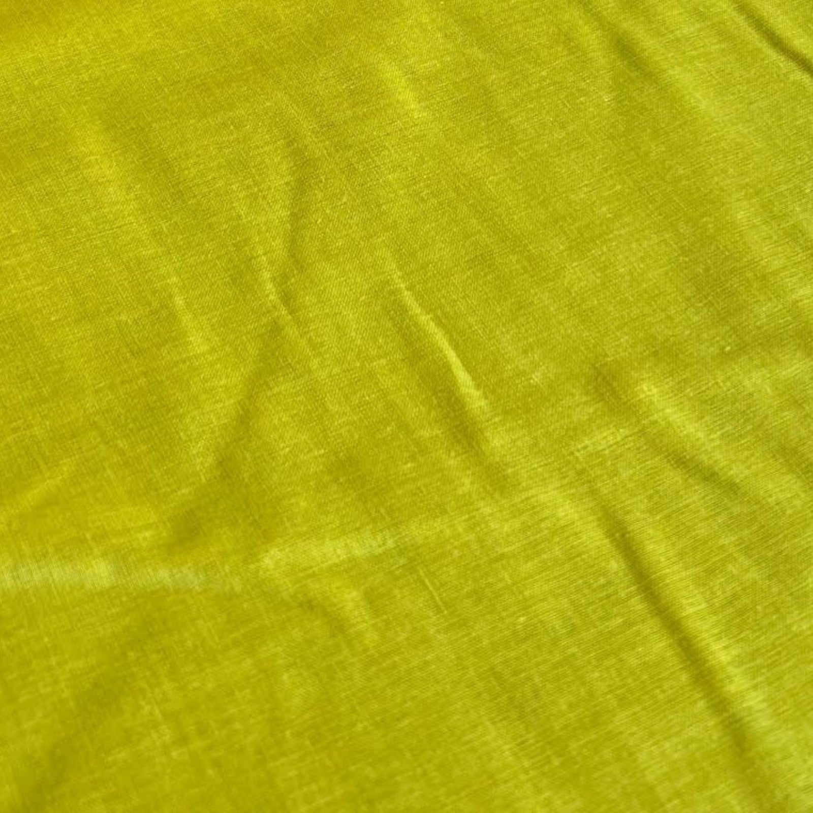 Yellow Narrow voile muslin fabric to buy online