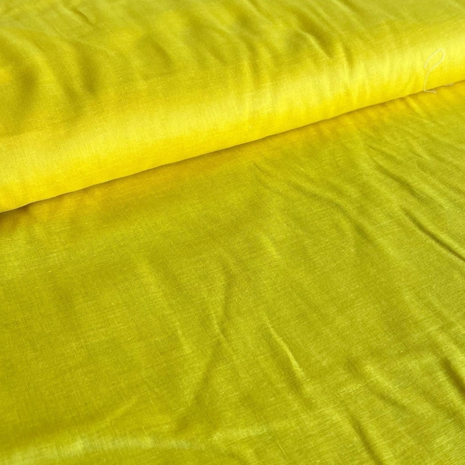 Narrow Bright Yellow Draping Voile