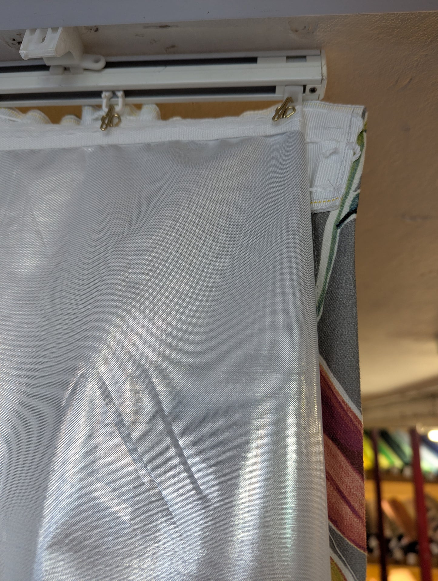 Metallic Thermal Loose Curtain Lining Panel